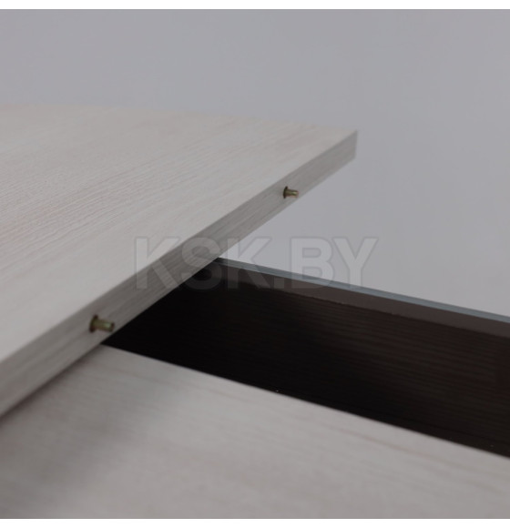 Стол раздвижной на опоре ONTARIO 1000(1300)*760*1000 (сосна каньон/коричневый) (124006) 