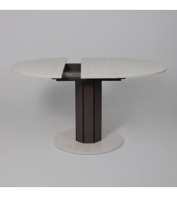 Стол раздвижной на опоре ONTARIO 1000(1300)*760*1000 (сосна каньон/коричневый)