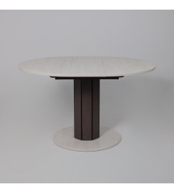 Стол раздвижной на опоре ONTARIO 1000(1300)*760*1000 (сосна каньон/коричневый)