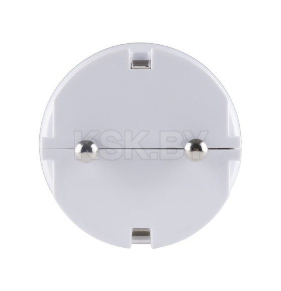 Вилка с/з круглая белая 10А 250В TDM SQ1806-0199 (SQ1806-0199) 