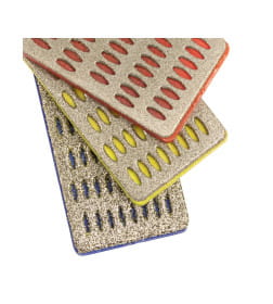 Набор алмазных ручных брусков DLT №2, серия Mini, #60, #100, #180, (размер 77*26мм)