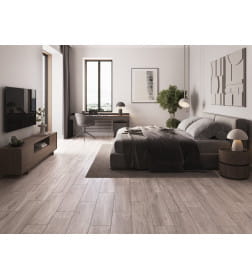 Глаз. керамогранит Kauri Wood серый рельеф ректификат 21,8x89,8x8  17940