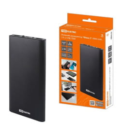 Внешний аккумулятор "Юкон 3", 8000 mAh, 2 А, 2 USB, TDM SQ1703-0003
