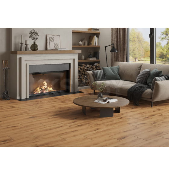 Глаз. керамогранит Timber Land бежевый рельеф ректификат 21,8x89,8x8  17934 (A17934) 