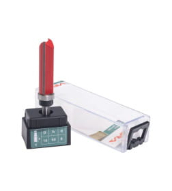 Фреза кромочная прямая 16х50 мм с верхним подшипником VIRA по дереву хвостовик 8 мм.