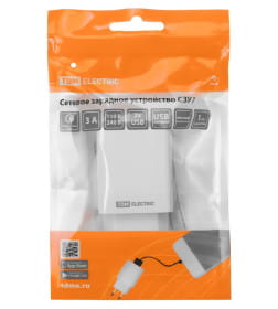 Сетевое зарядное устройство, СЗУ 7, Quick Charge 3.0, 3 А, 2 USB, белый, TDM SQ1810-0005