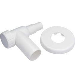 Клапан обратный для стиральной машины (пластик, белый), MP-У 