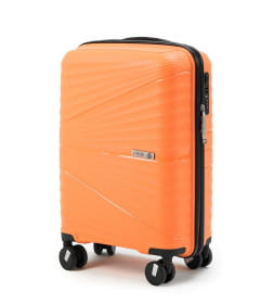 Чемодан на колёсах Pride PP9702 оранжевый,S (малый) 55х35х24(+5) см, 44л Полипропилен, 4 колеса