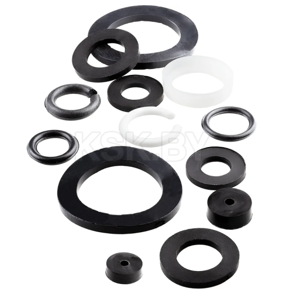 Набор прокладок для смесителя Сантехник № 1 (резина), MP-У  (ИС.130255) 