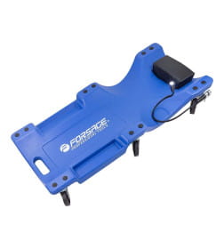 Лежак пластиковый подкатной на 6-ти колесах Forsage TRH6802-2