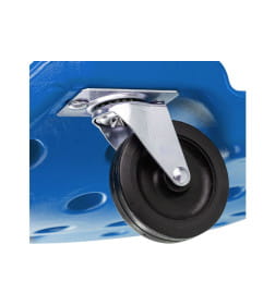 Лежак пластиковый подкатной на 6-ти колесах Forsage TRH6802-2