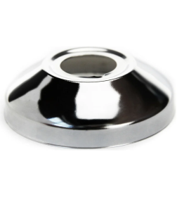 Чашка декоративная (отражатель) 1/2" конус средний (нержавеющая сталь, хром), MP-У 