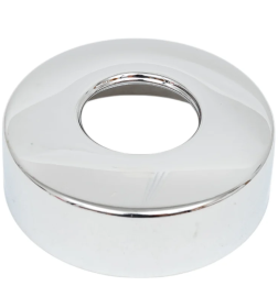 Чашка декоративная (отражатель) 3/4" цилиндр средний (нержавеющая сталь, хром), MP-У 