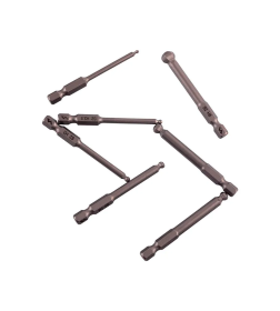 Набор бит HEX 65 мм со сферической головкой 7шт. VIRA