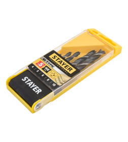 Набор спиральных сверл по дереву STAYER Professional 5 шт: 4-5-6-8-10мм.