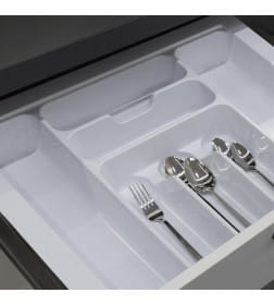 Лоток для столовых приборов 600 BASIC 540х485мм,белый