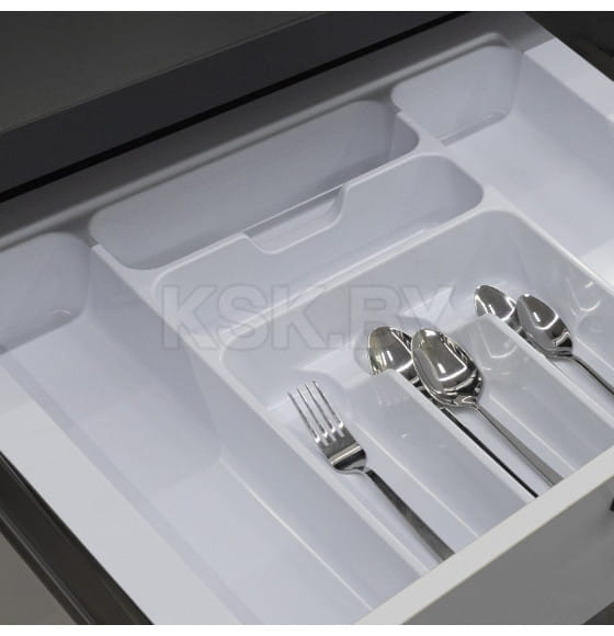 Лоток для столовых приборов 600 BASIC 540х485мм,белый (113710) 