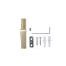 Крючок мебельный однорожковый Fix брашированное золото (113687) 