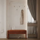 Крючок мебельный однорожковый Fix брашированное золото (113687) 