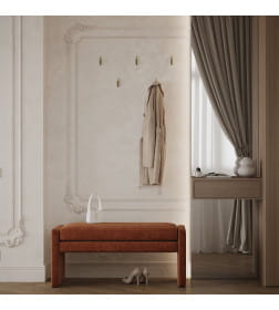 Крючок мебельный однорожковый Fix брашированное золото