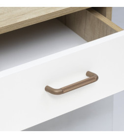 Ручка мебельная Fluid-128 капучино