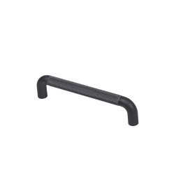 Ручка мебельная Fluid-128 черный матовый