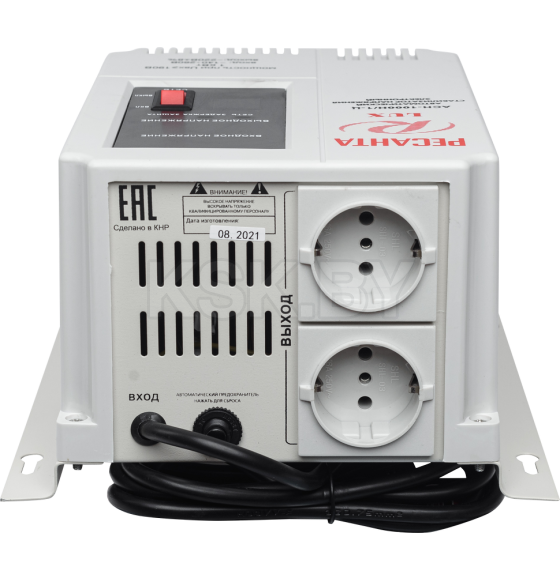 Стабилизатор напряжения 1 кВт 140-260В РЕСАНТА АСН 1000 Н/1-Ц Lux (63/6/14) 