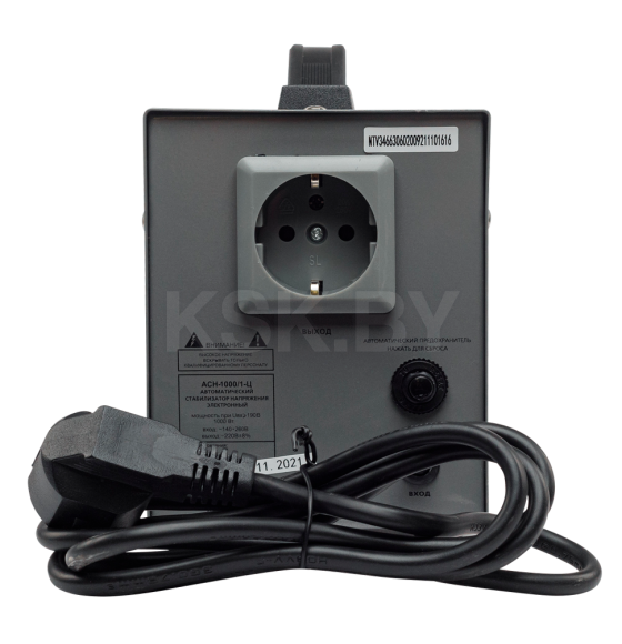 Стабилизатор напряжения 1 кВт 140-260В РЕСАНТА АСН-1000/1-Ц (63/6/2) 