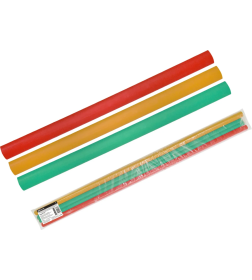 Набор трубок термоусаживаемых клеевых (3 цвета по 3 шт.) ТТкНГ(3:1)-9,5/3,0 TDM SQ0548-1507