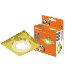 Светильник встраиваемый СВ 03-01 MR16 50Вт G5.3 жёлтый/золото TDM SQ0359-0044