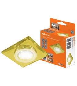 Светильник встраиваемый СВ 03-02 MR16 50Вт G5.3 жёлтый/золото TDM SQ0359-0047