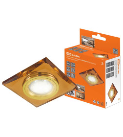 Светильник встраиваемый СВ 03-02 MR16 50Вт G5.3 коричневый/золото TDM SQ0359-0045