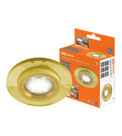 Светильник встраиваемый СВ 03-03 MR16 50Вт G5.3 жёлтый/золото TDM SQ0359-0050