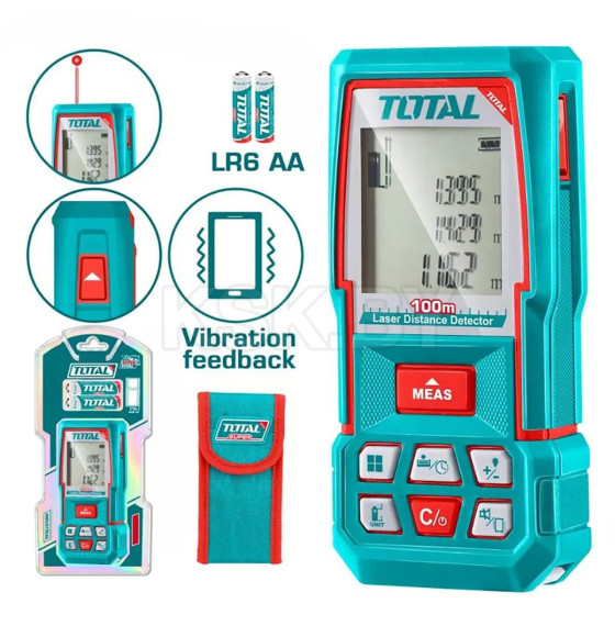 Дальномер лазерный TOTAL TMT51036 (TMT51036) 