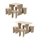 Обеденная группа для кухни "Остин" СН-130 ДСПдуб экспресив песочный