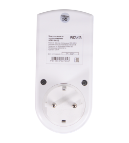 Блок защиты по напряжению "Ресанта" АЗМ 16AРД регулируемый (с дисплеем, в розетку)