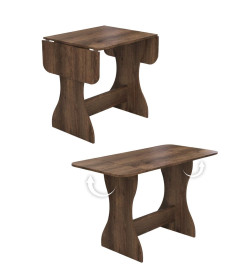 Стол обеденный "Лея" СН-130.05 (ДСП)дуб экспресив бронзовый