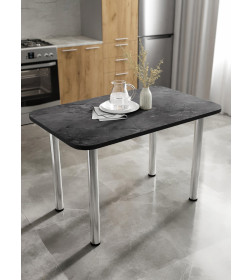 Стол обеденный СН-105.00 (1170х730)Мрамор империал тёмный