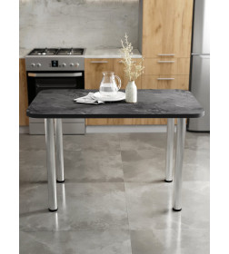 Стол обеденный СН-105.00 (1170х730)Мрамор империал тёмный