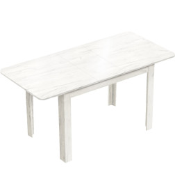 Стол обеденный СН-130.02 "Алиса"дуб крафт белый