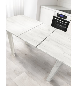 Стол обеденный СН-130.02 "Алиса"дуб крафт белый