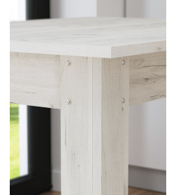 Стол обеденный СН-130.10 Афинадуб крафт белый