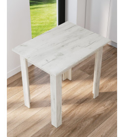 Стол обеденный СН-130.10 Афинадуб крафт белый