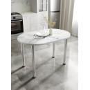 Стол обеденный СН-105.02 (1170х750)Оникс голубой