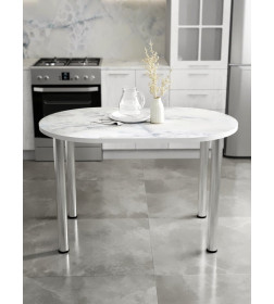 Стол обеденный СН-105.02 (1170х750)Оникс голубой