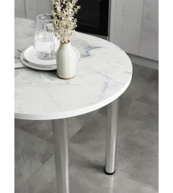 Стол обеденный СН-105.02 (1170х750)Оникс голубой