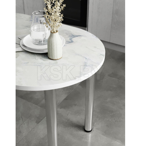 Стол обеденный СН-105.02 (1170х750)Оникс голубой