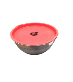 Миска для взбивания из нержавеющей стали, диаметр 28 см, с крышкой, серия CHEF, PERFECTO LINEA, 24-250228