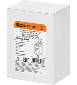 Выключатель концевой ВК-300-БР-11-67У2-25 без самовозврата 16А 660В IP67 TDM SQ0732-0038