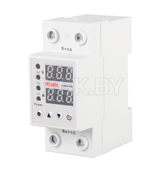 Регулируемый блок защиты по напряжению Ресанта АЗМ-40АРД /с дисплеем (61/22/30) 